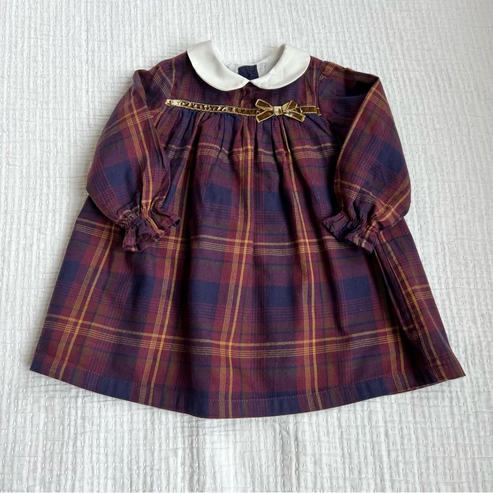 Pepa London Tartan Plaid Dress, Size 18 Months